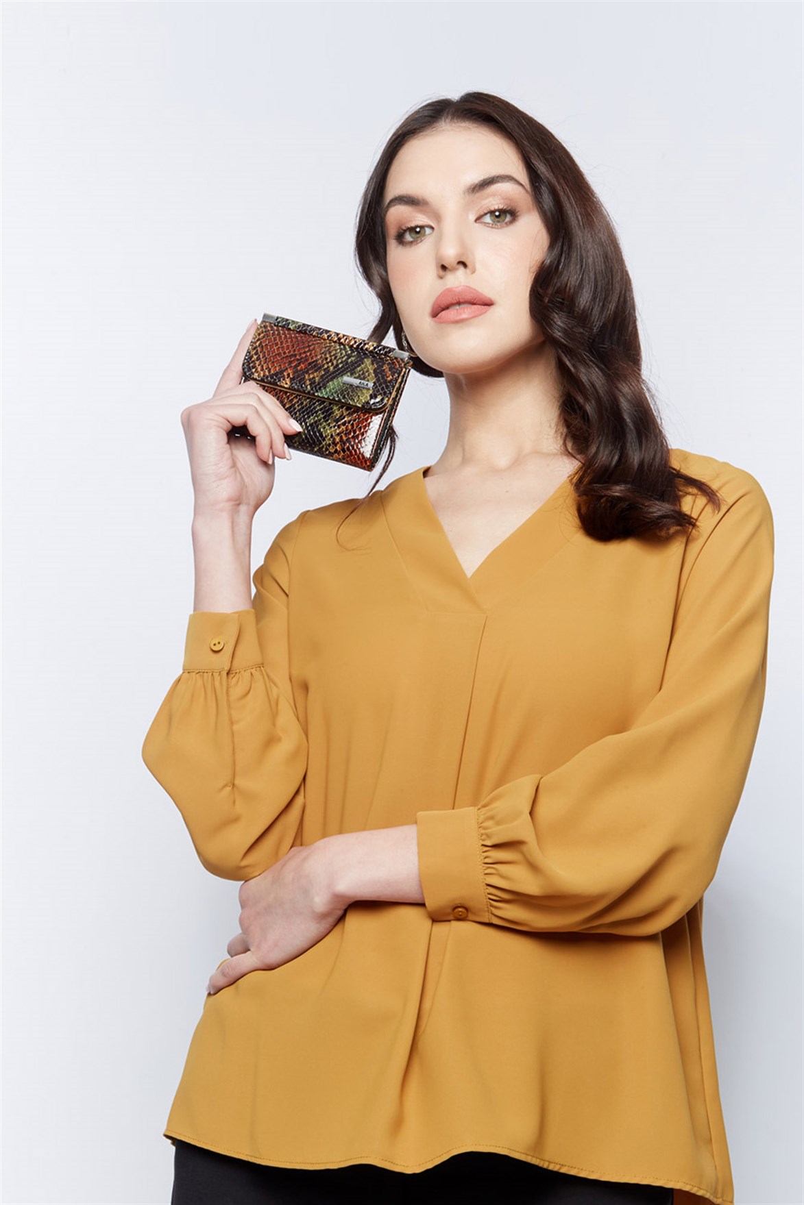 Genuine Leather Women's Wallet-439 - 105