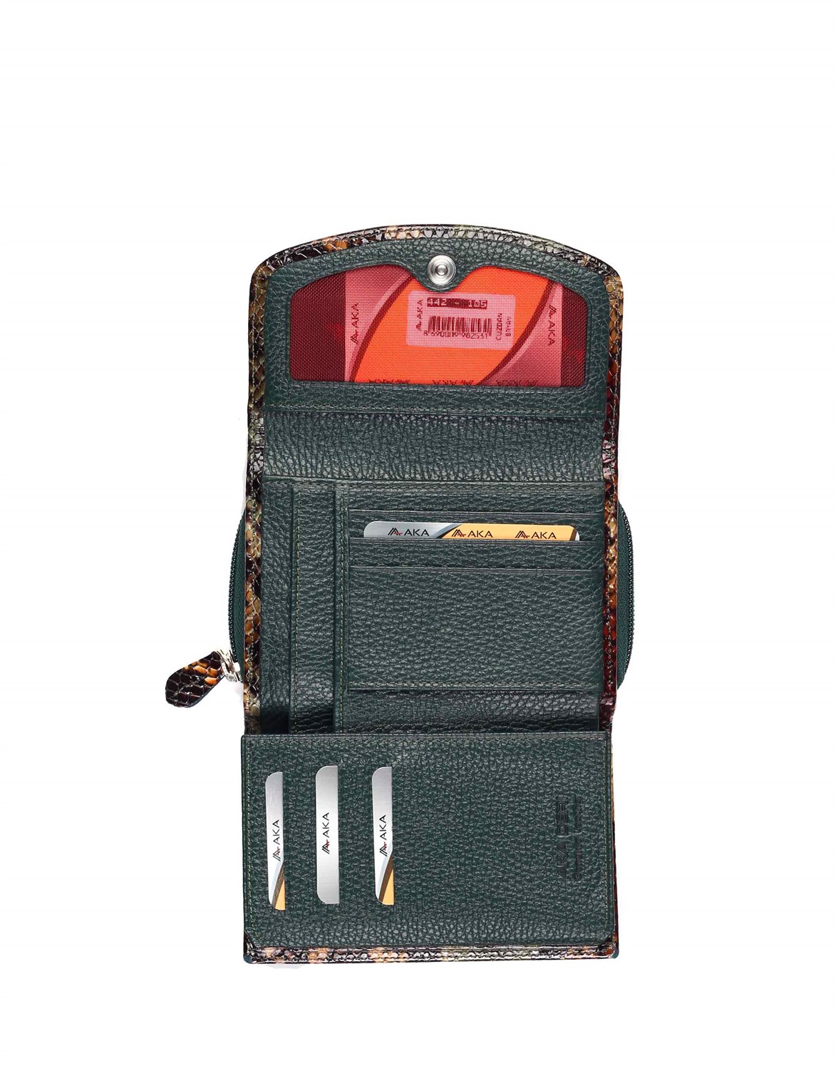 Genuine Leather Women's Wallet-442 - 105