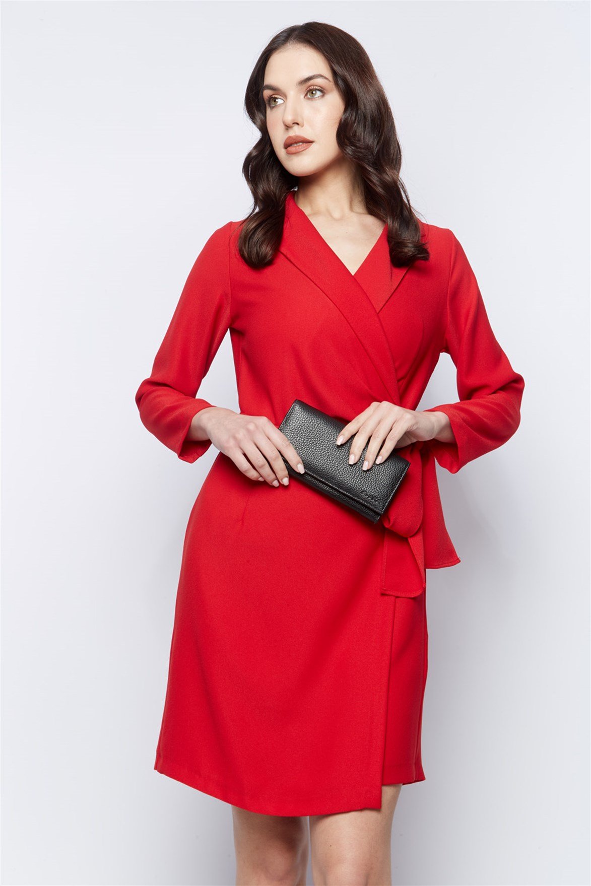 Genuine Leather Women's Wallet-443 - 2