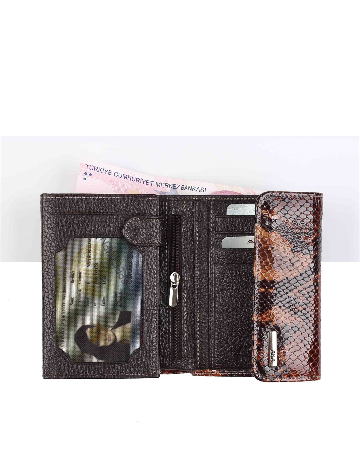 Genuine Leather Women's Wallet-445 - 104