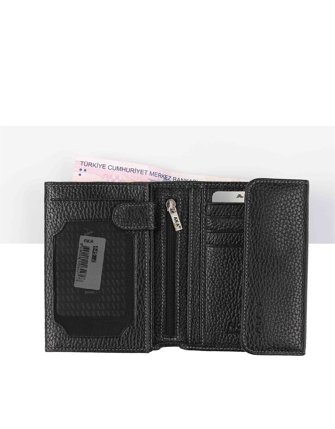 Genuine Leather Women's Wallet-445 - 2