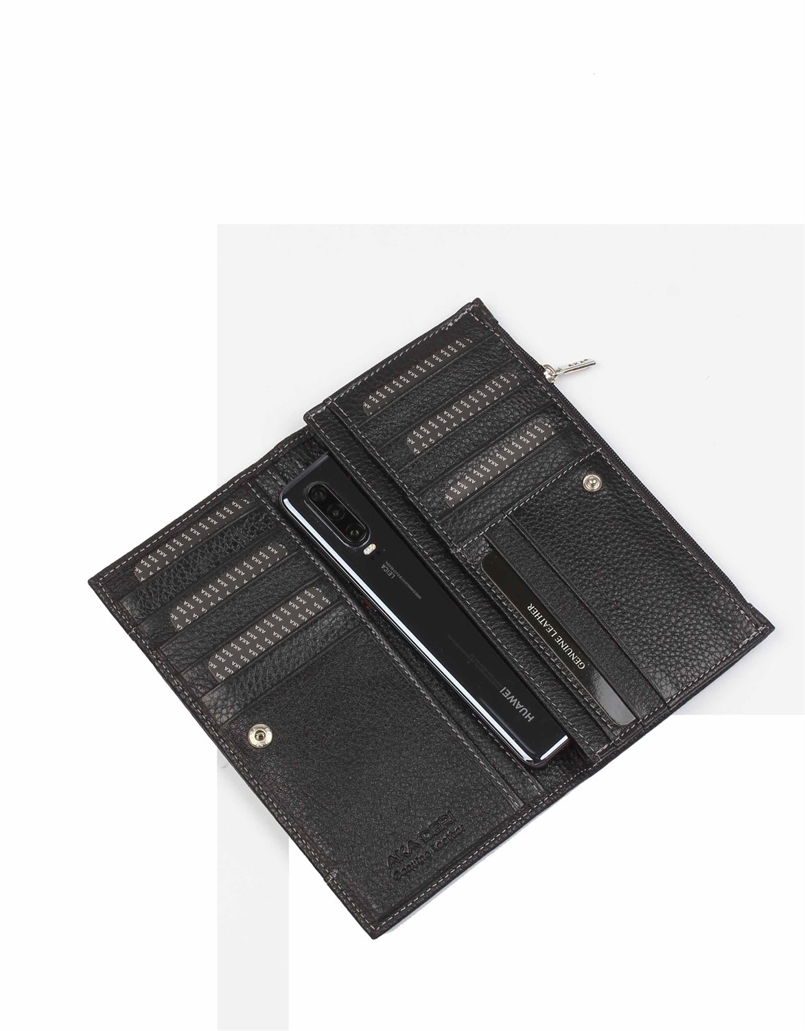 Genuine Leather Women's Wallet-462 - 2