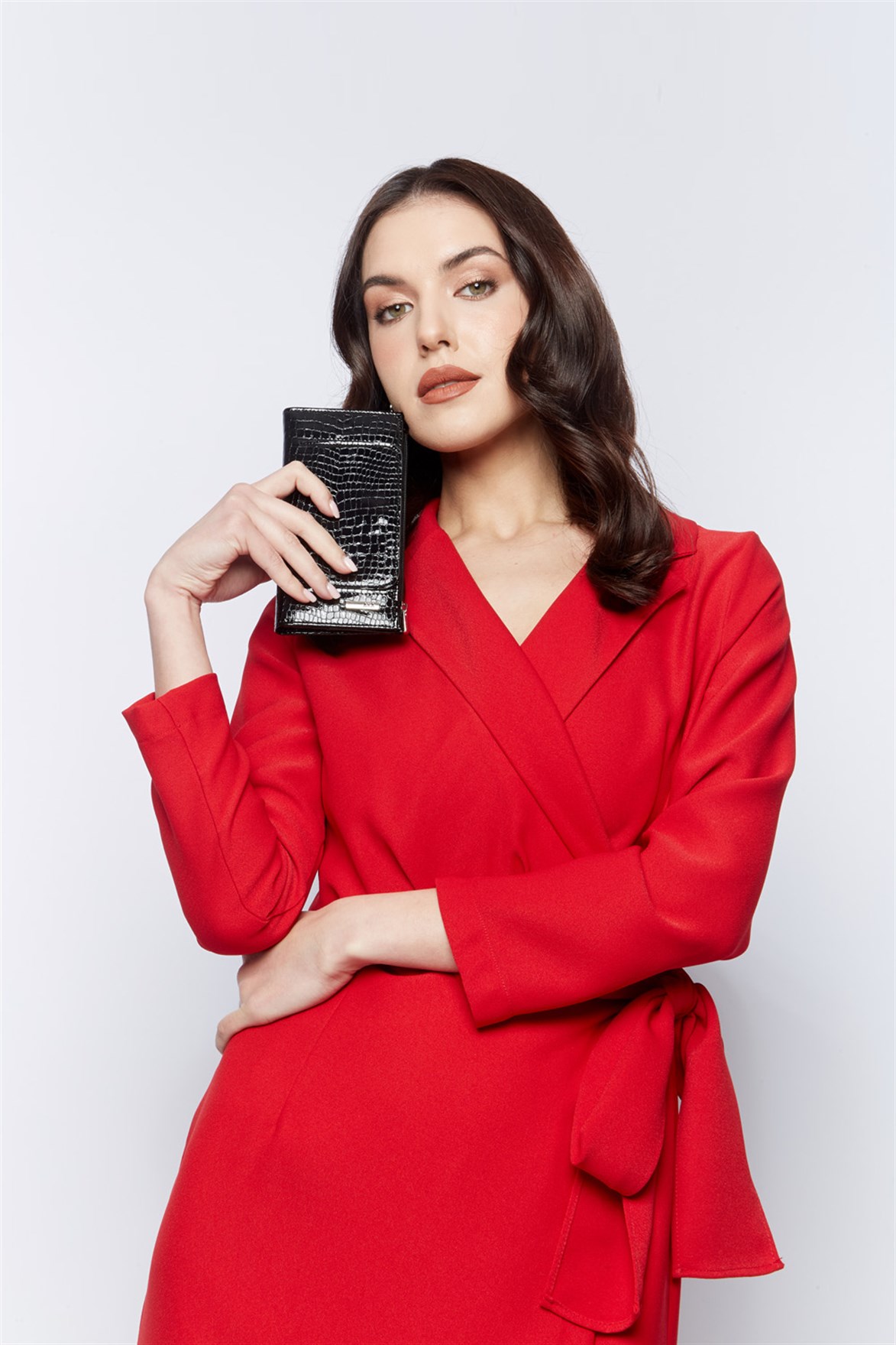 Genuine Leather Women's Wallet-462 - 43