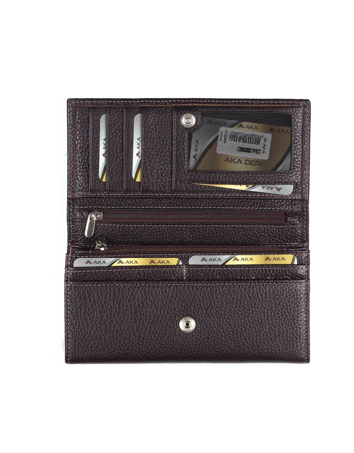 Genuine Leather Women's Wallet-470 - 4