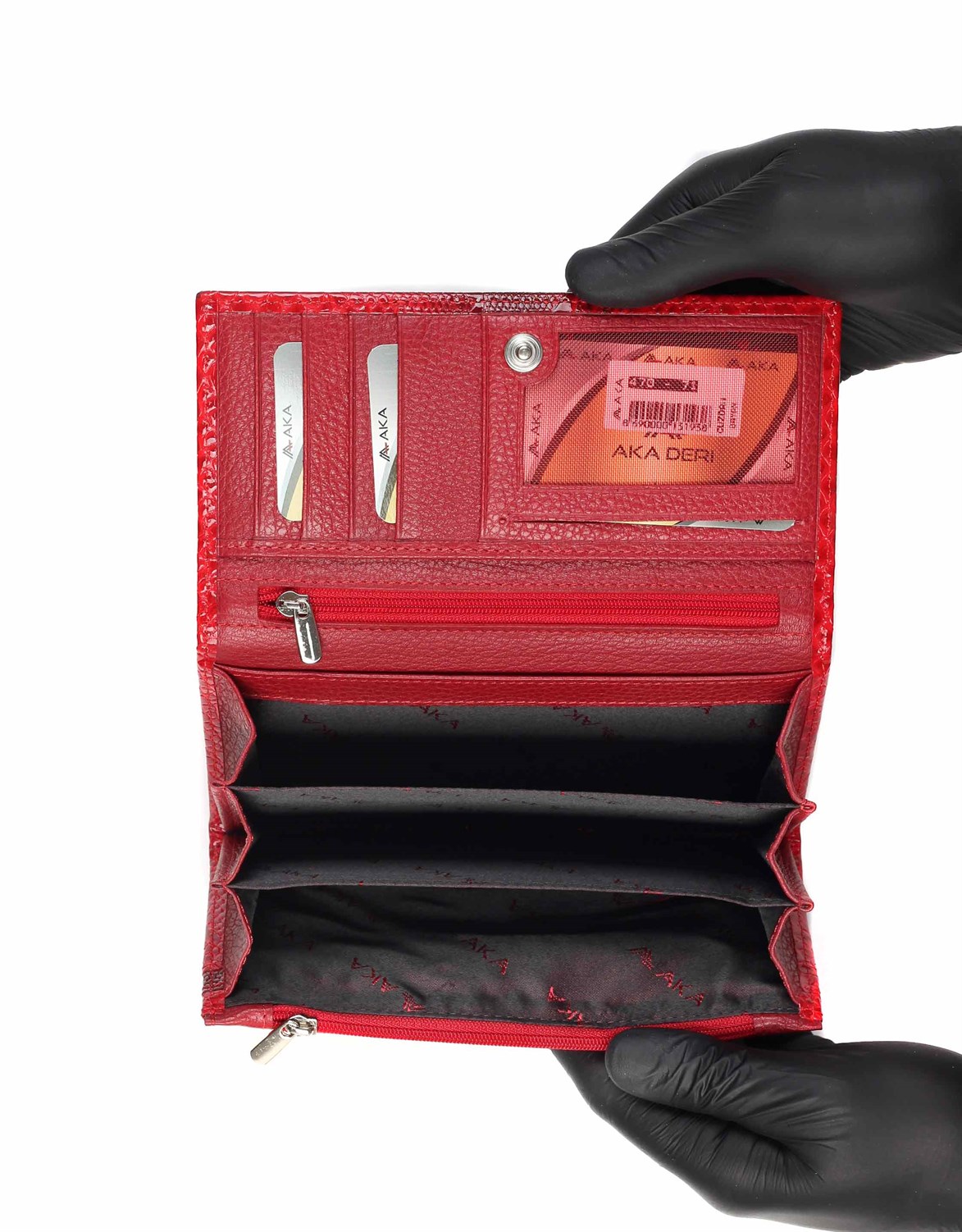 Genuine Leather Women's Wallet-470 - 71