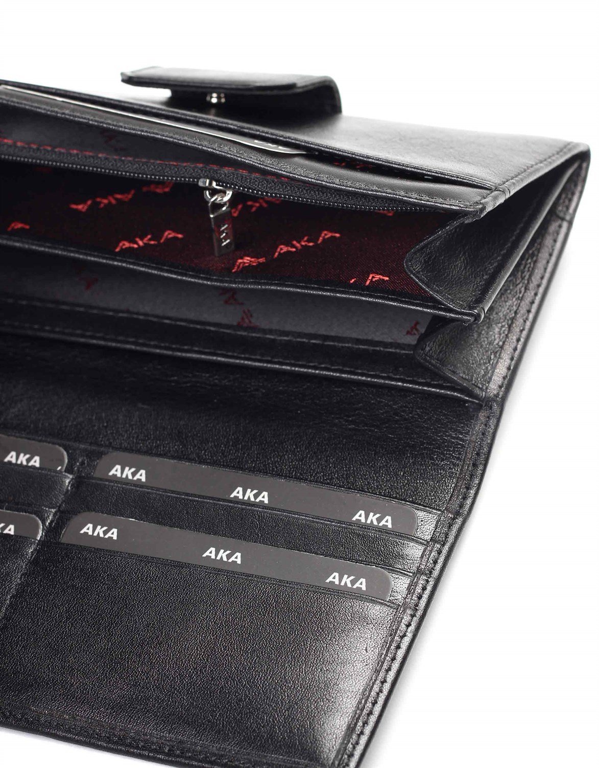 Genuine Leather Women's Wallet-485 - 1