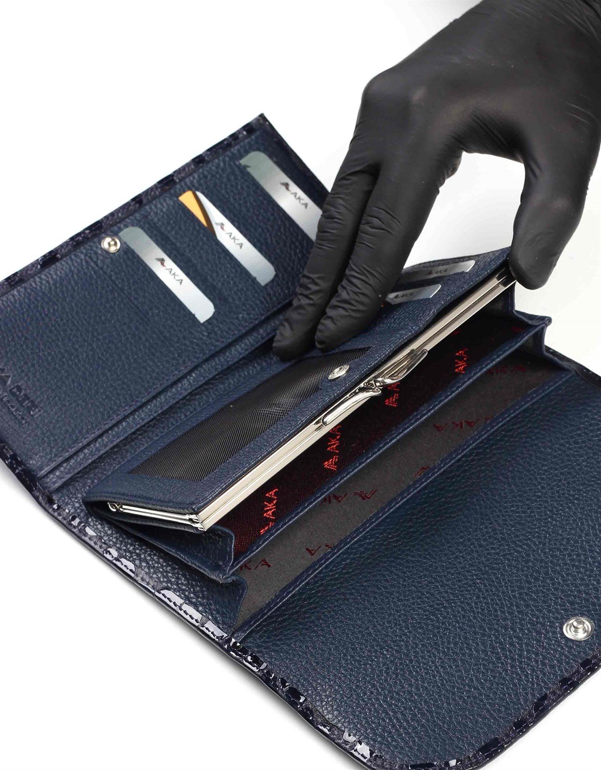 Genuine Leather Women's Wallet-490 - 100