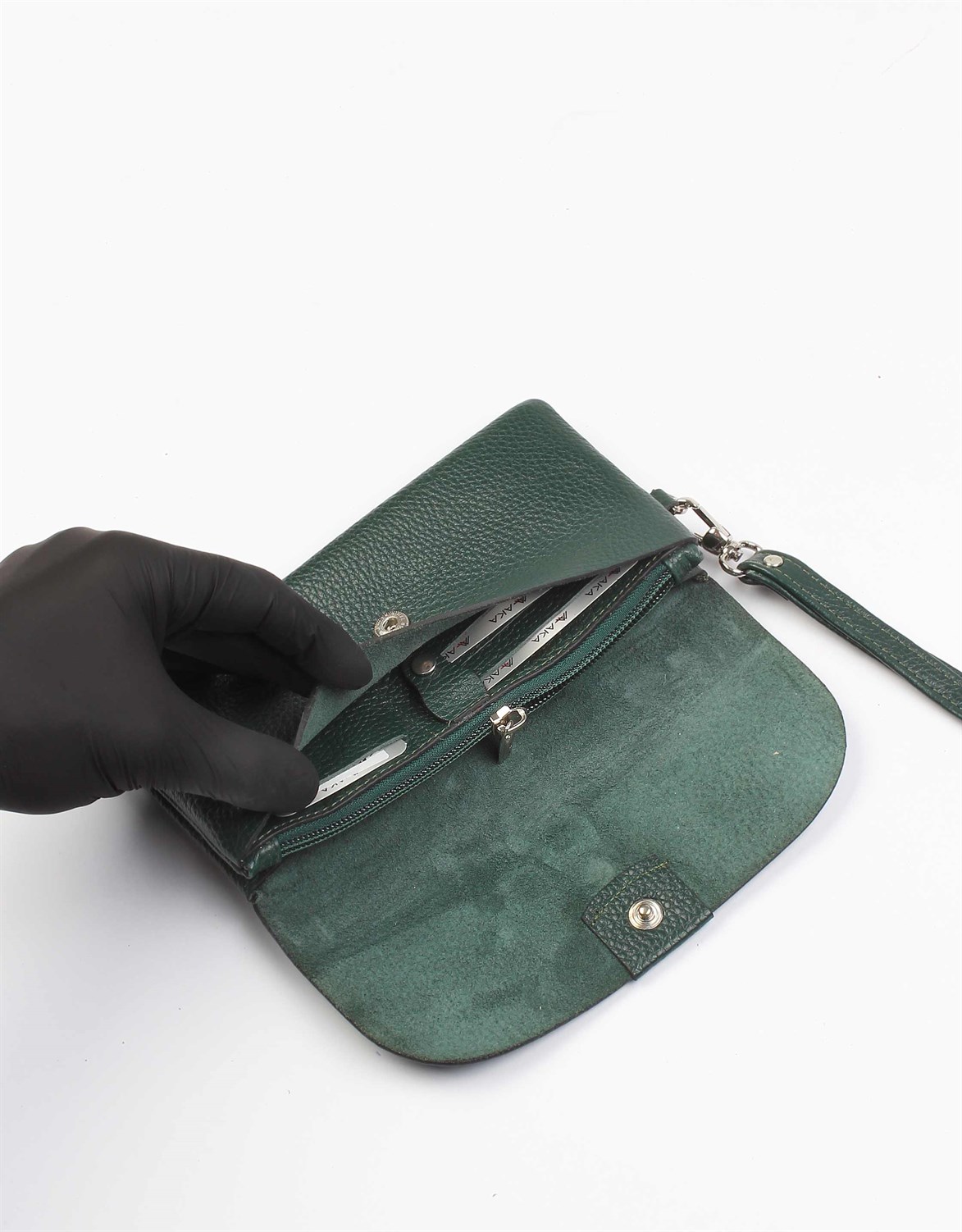 Genuine Leather Women's Wallet-491 - 21