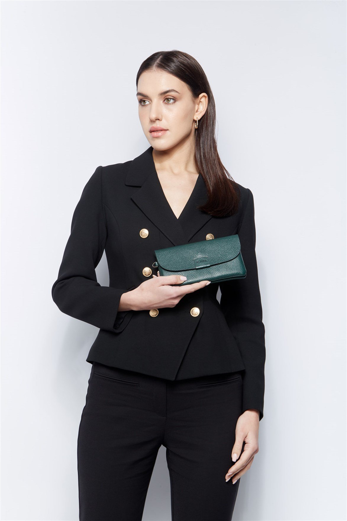 Genuine Leather Women's Wallet-491 - 21