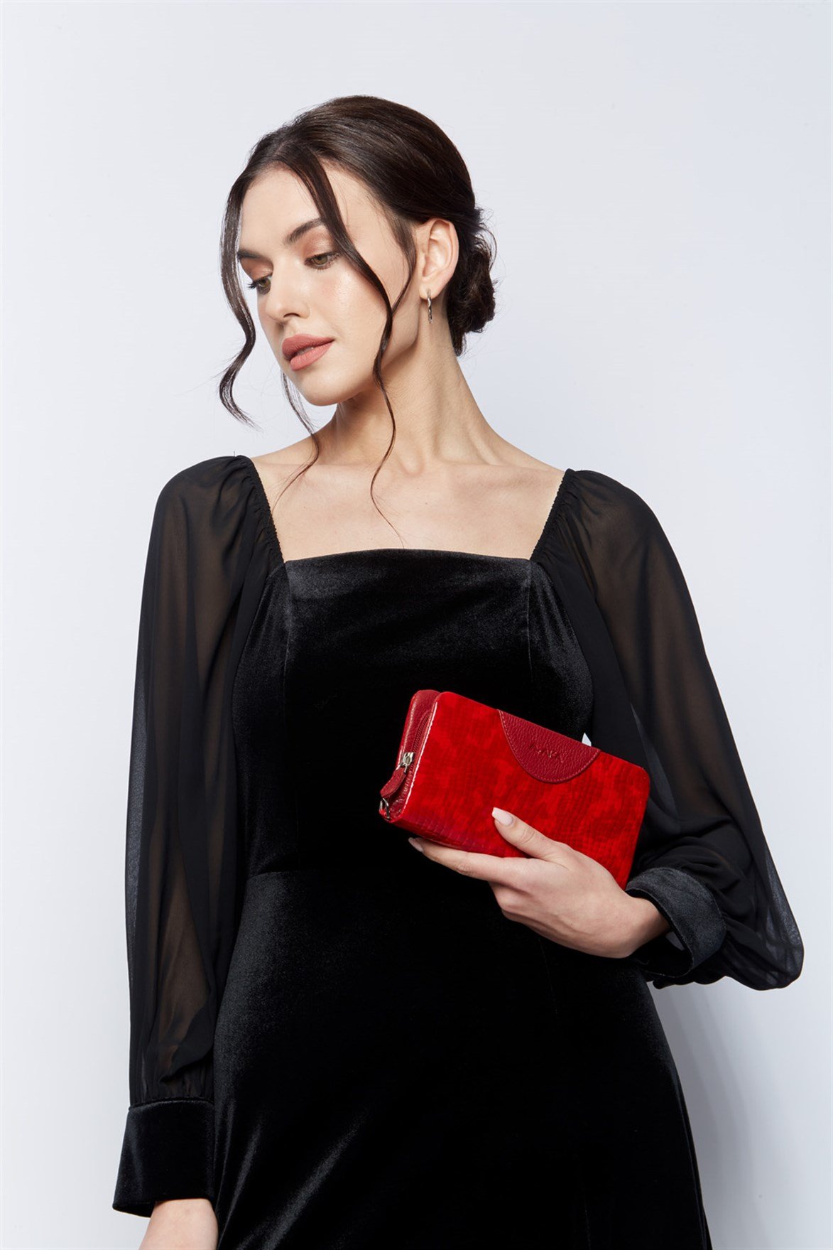 Genuine Leather Women's Wallet-498 - 66