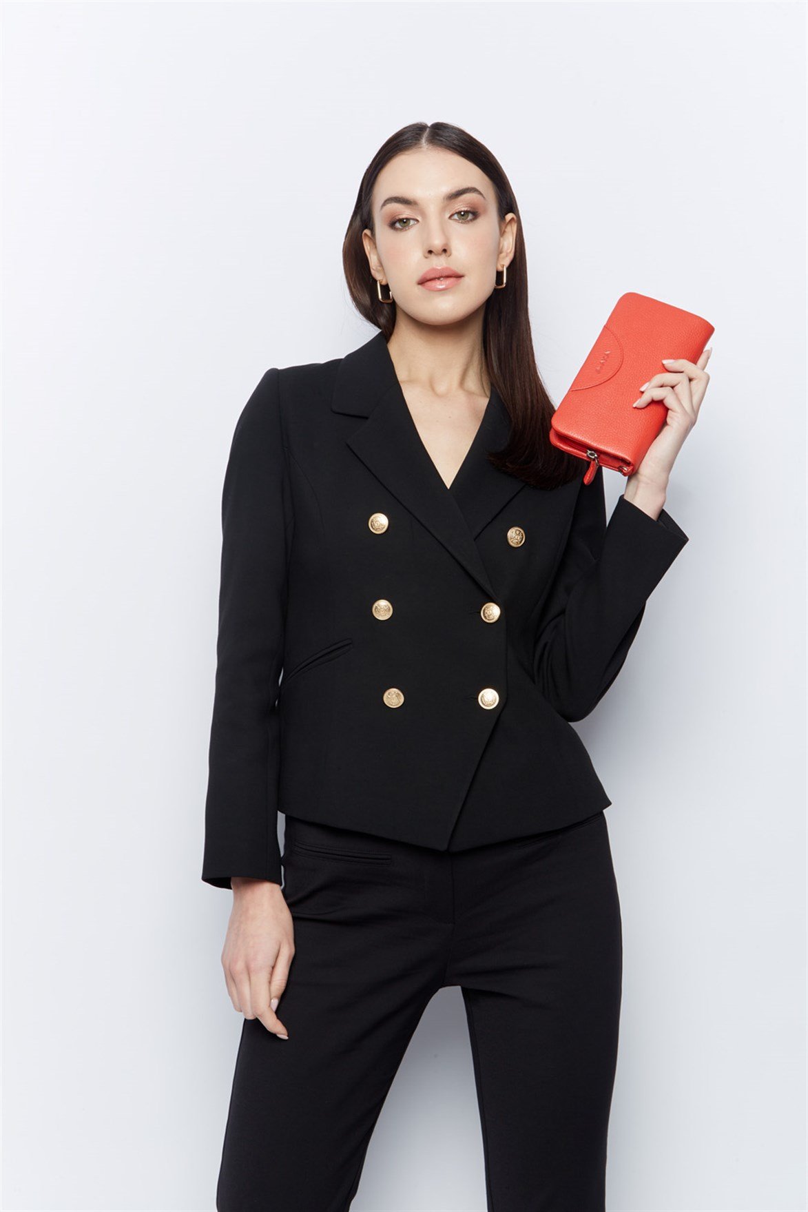 Genuine Leather Women's Wallet-498 - 36