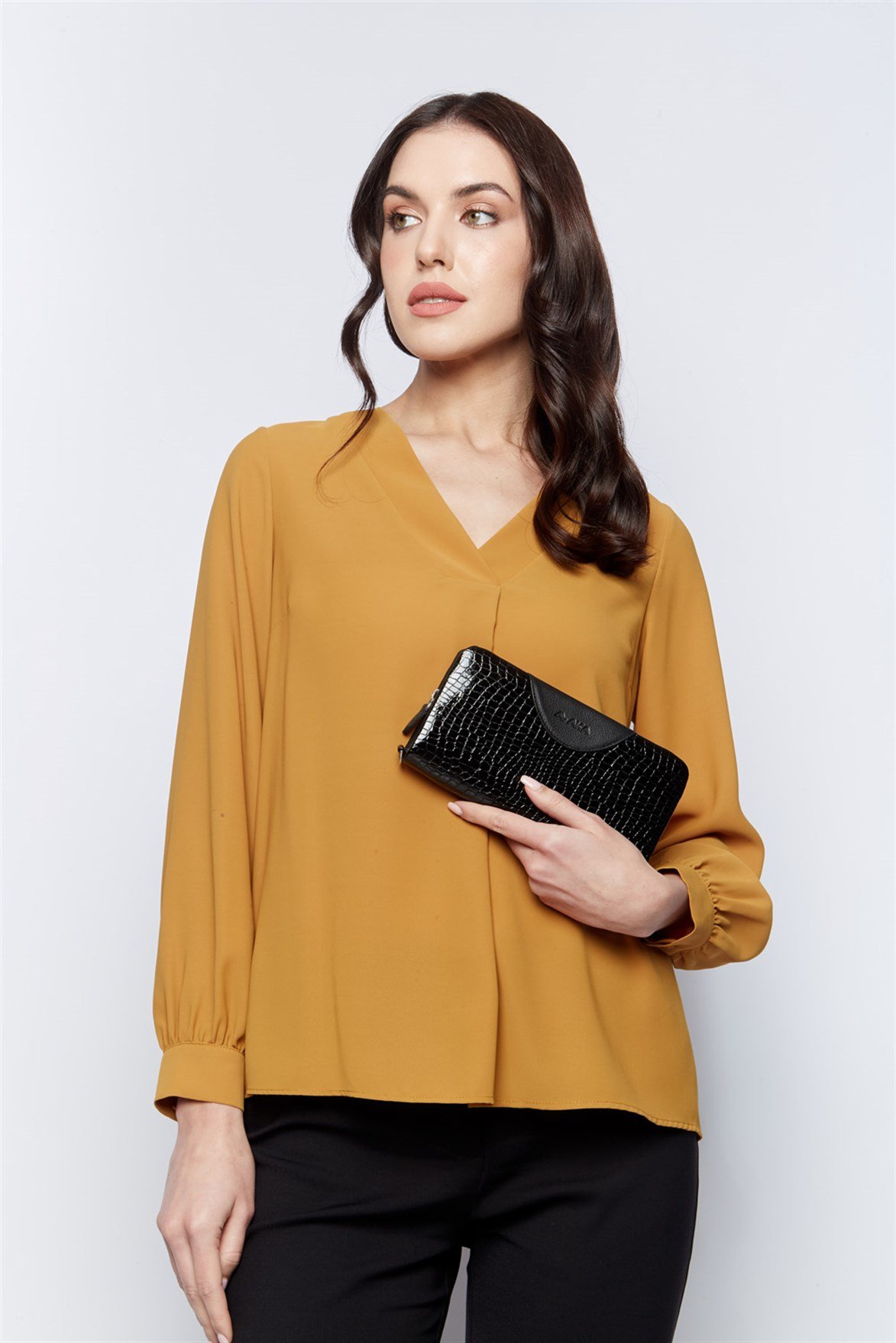 Genuine Leather Women's Wallet-498 - 43