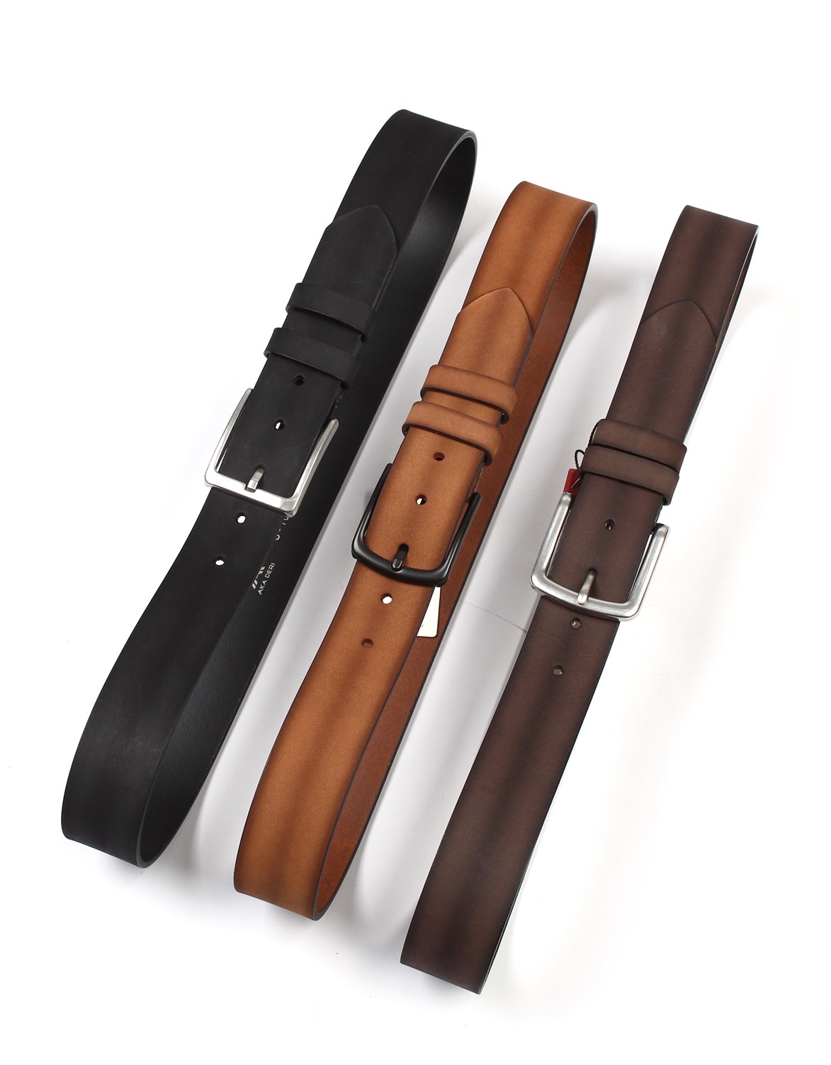 Hakiki Nubuk Deri Spor Erkek Kemeri sk3003-110