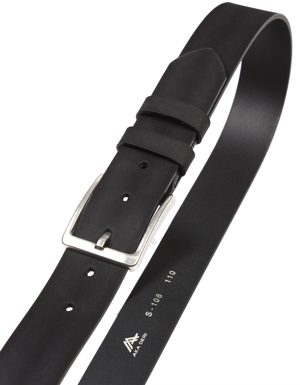 Hakiki Nubuk Deri Spor Erkek Kemeri sk3001-110