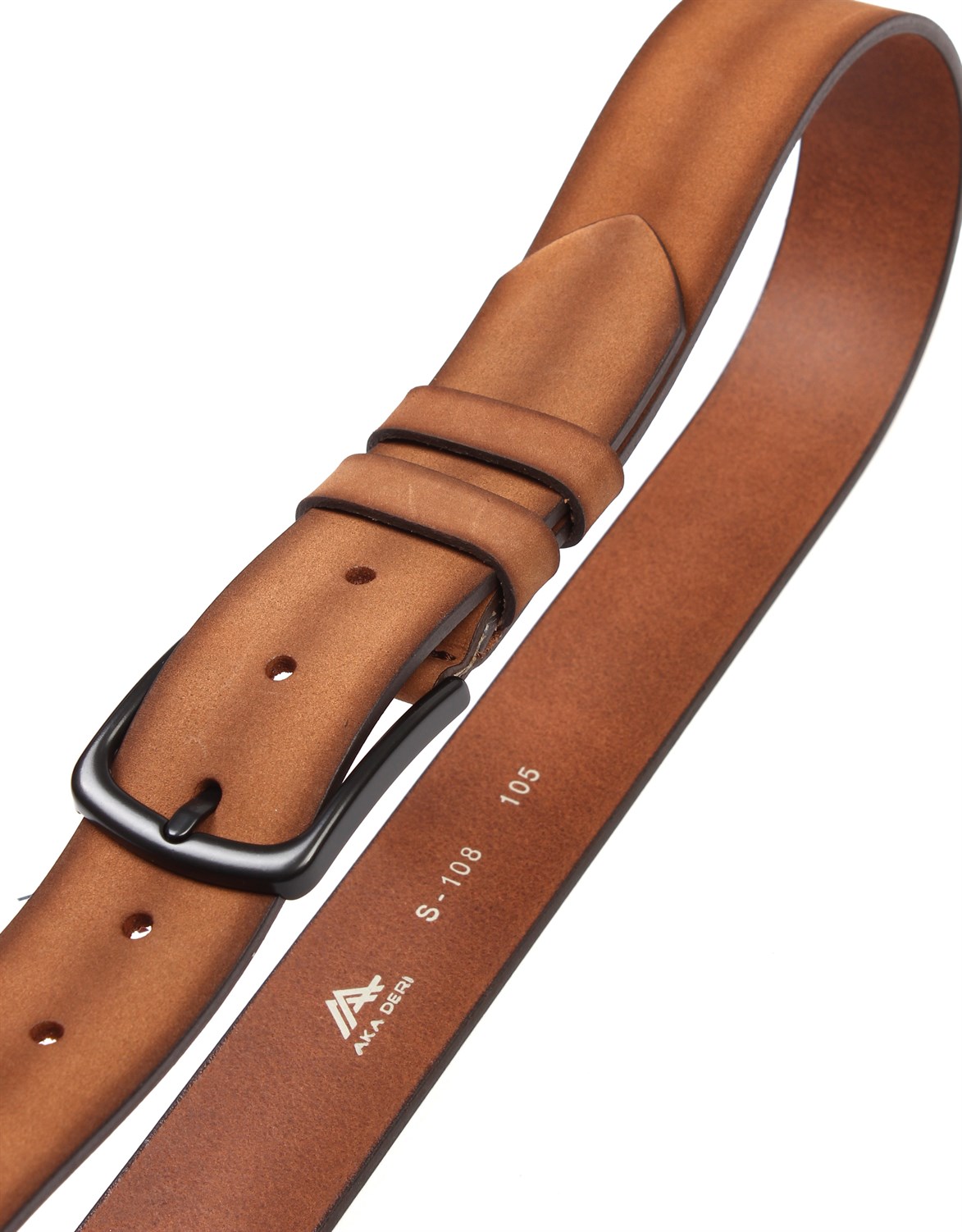 Hakiki Nubuk Deri Spor Erkek Kemeri sk3003-110