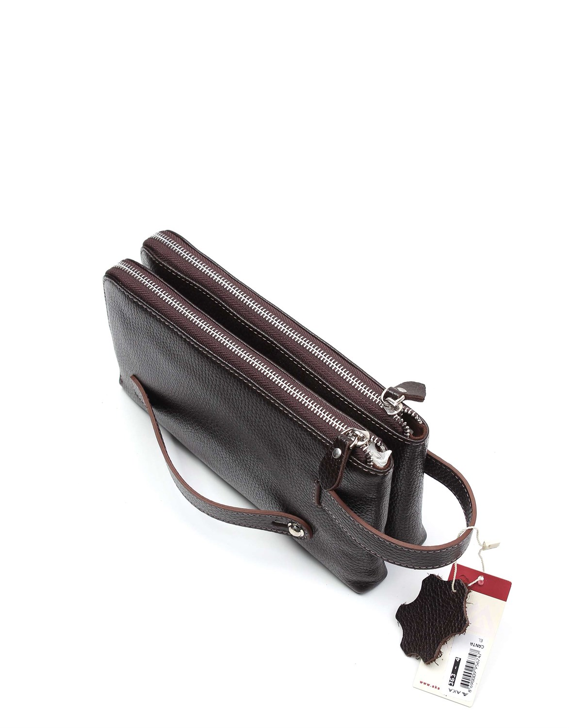 Kahve -Deri El Çantası