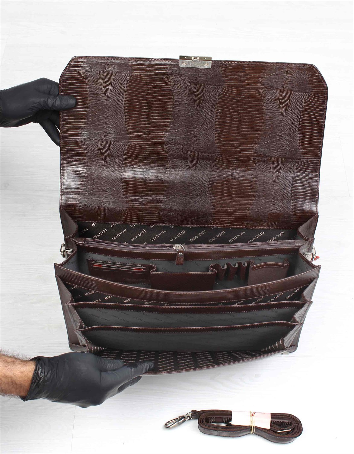 Genuine Leather Briefcase - 270 - 11