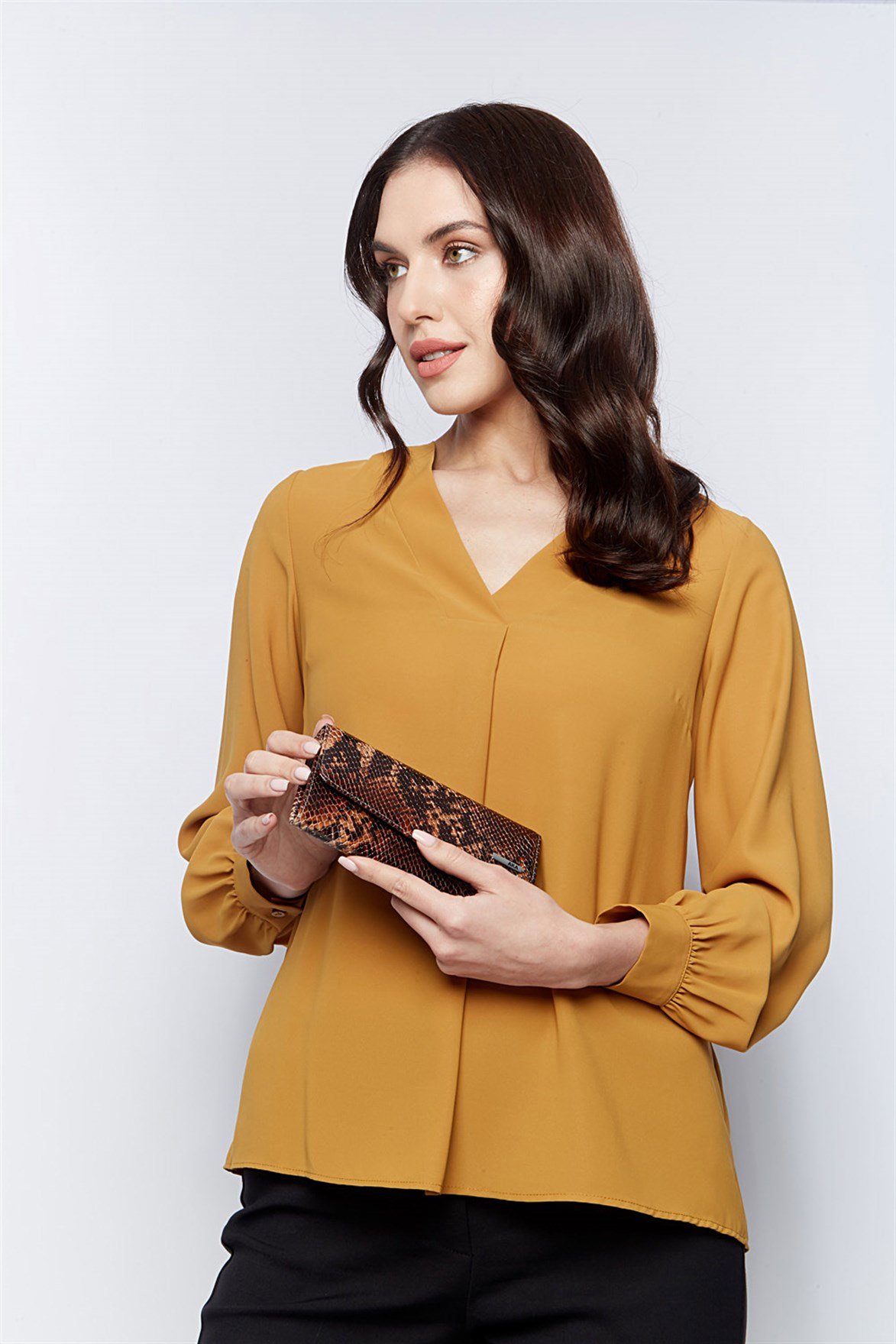 Genuine Leather Women's Wallet-472 - 104