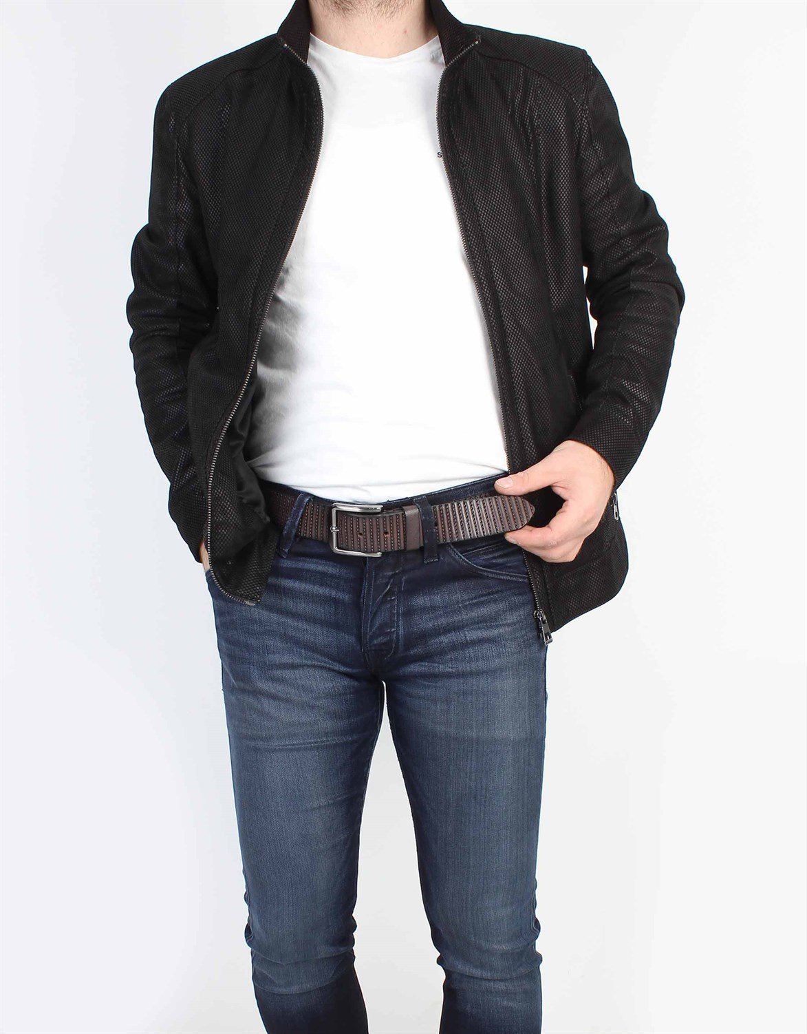 Kahverengi Spor Deri Kemer sk0016