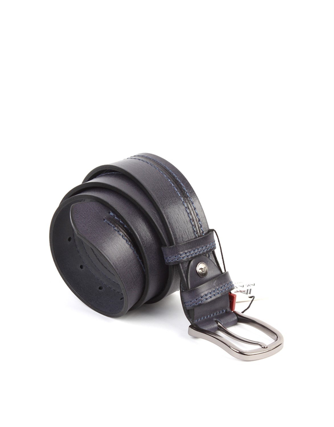 Lacivert Hakiki Deri Spor Erkek Kemeri s133