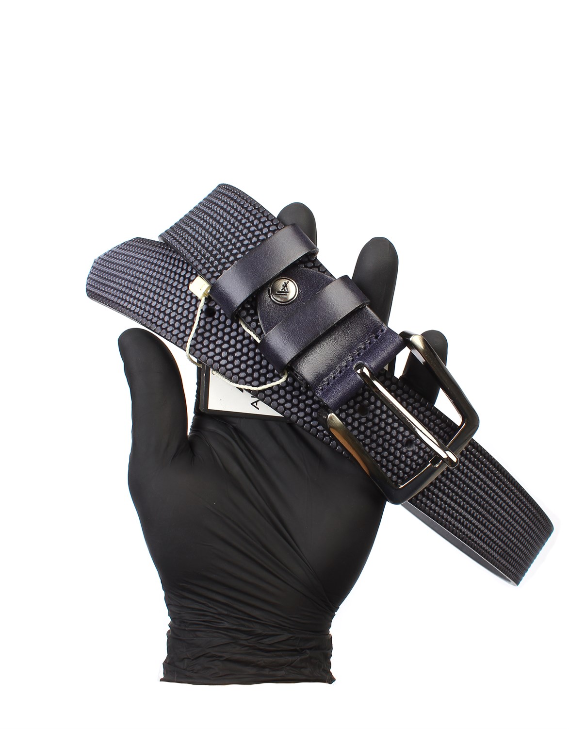 Lacivert Hakiki Deri Spor Erkek Kemeri sk3007