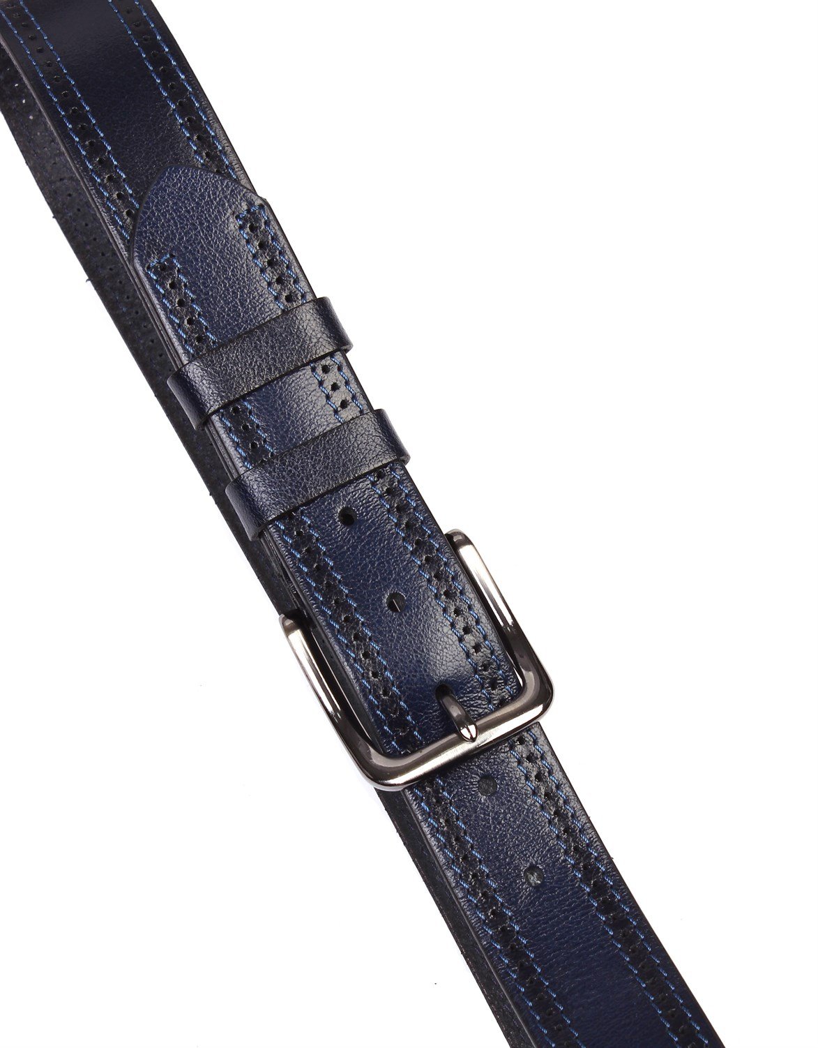 Lacivert Spor Deri Kemer sk0010