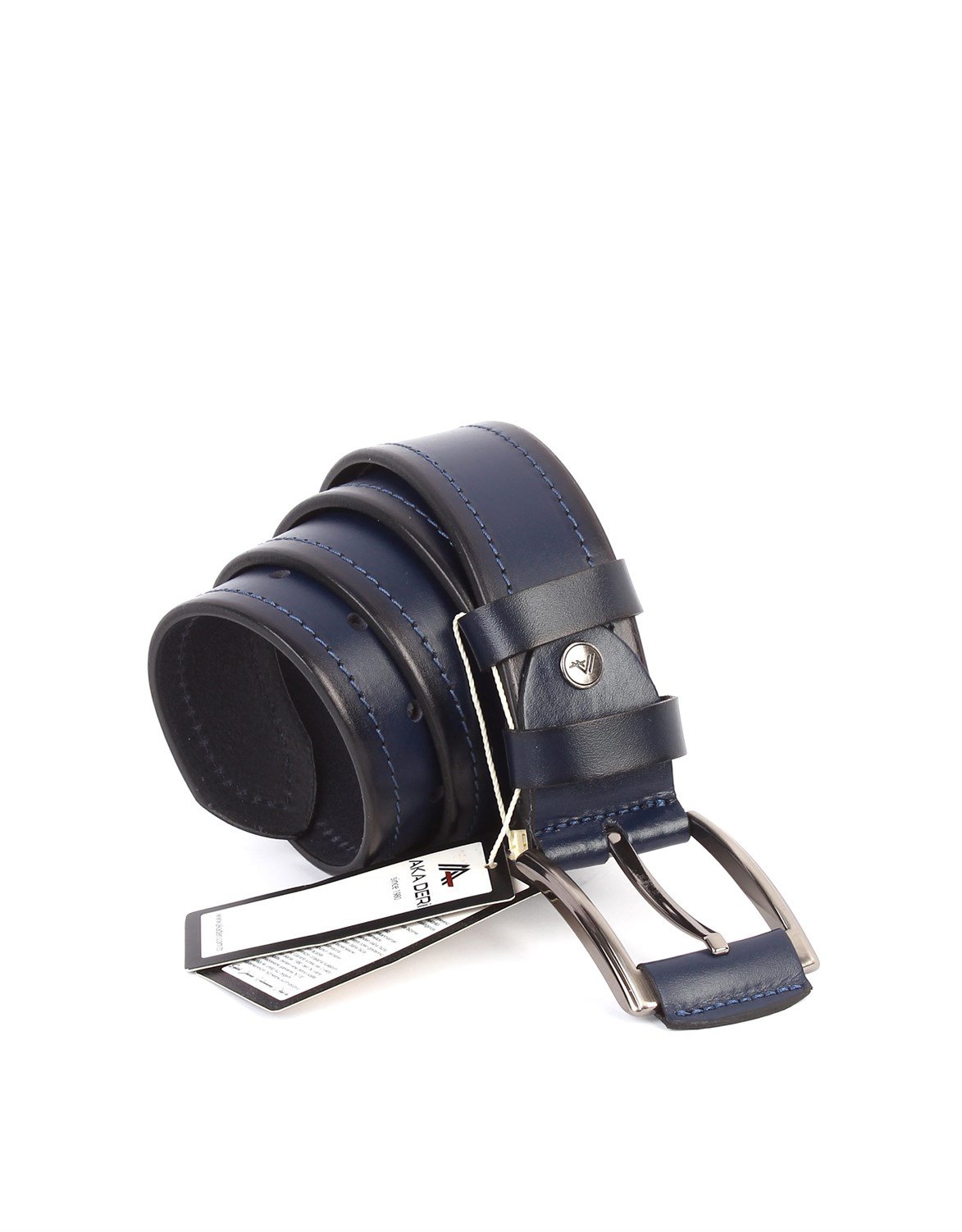 Lacivert Spor Deri Kemer sk099