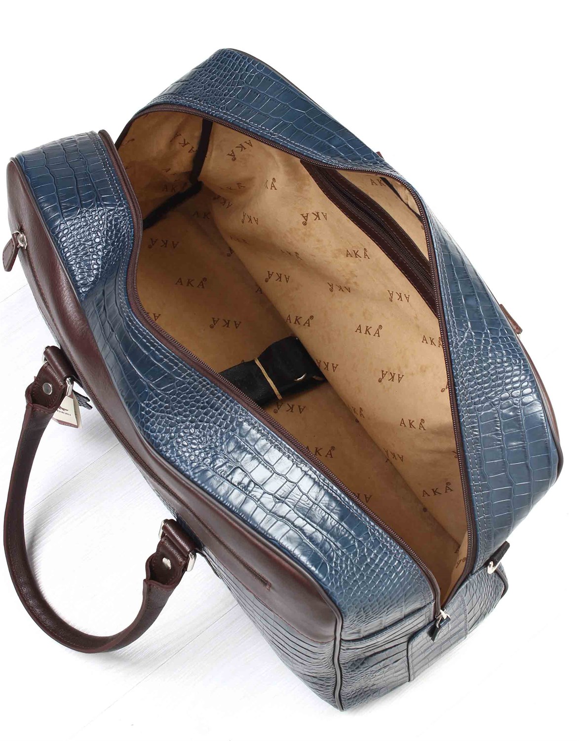 Genuine Leather Travel Bag - 5010 - 14