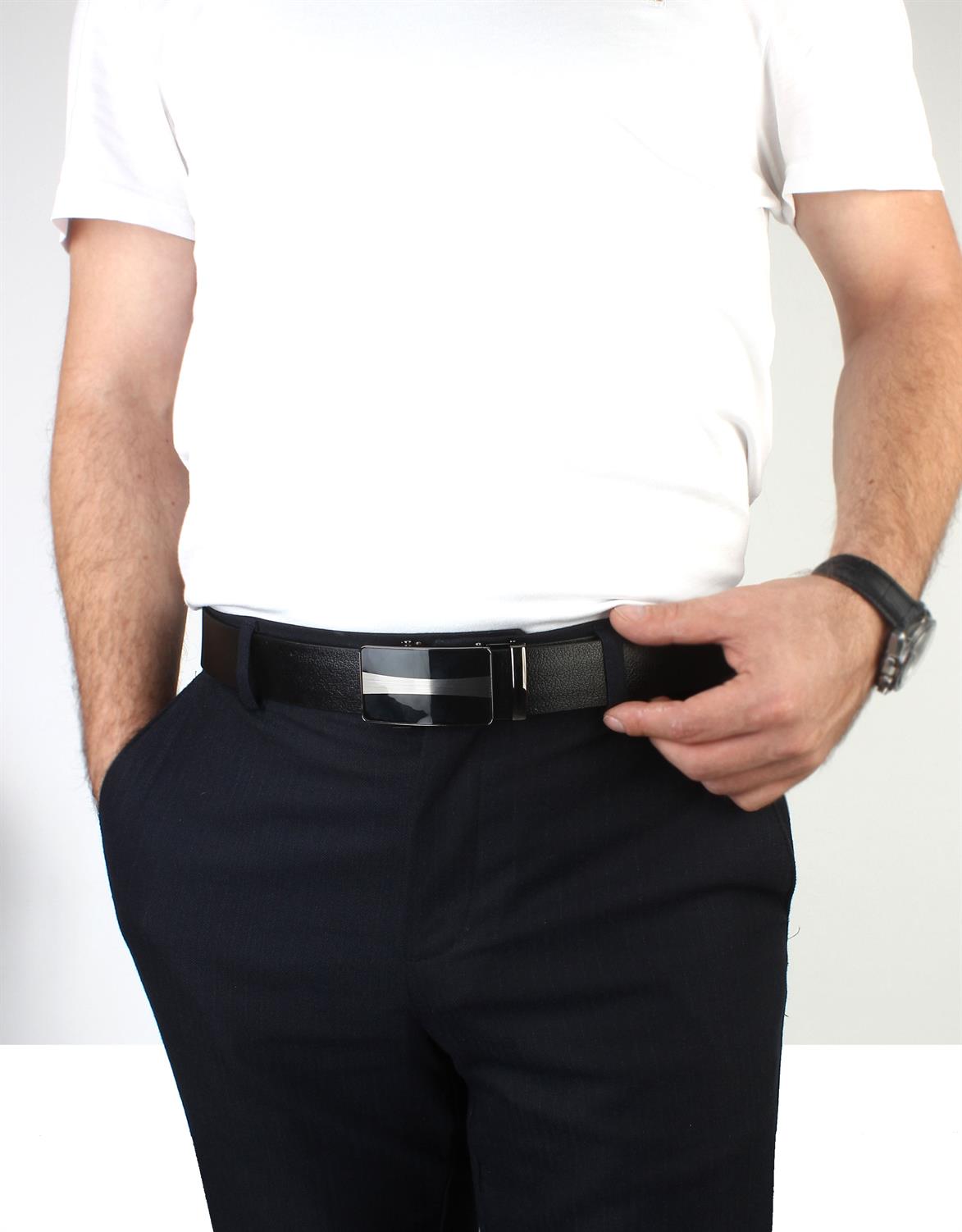 Otomatik Toka Spor Deri Kemer s6003