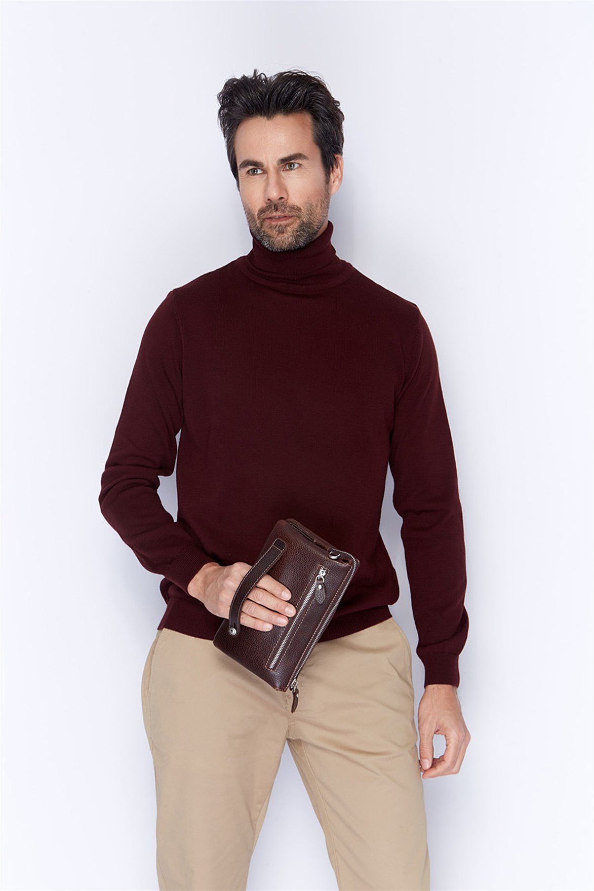 Aka Deri Erkek El Çantası 364