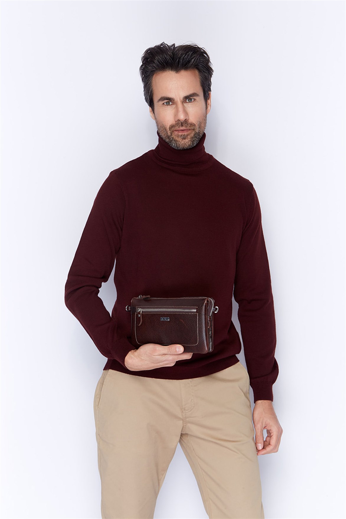 Aka Deri Erkek El Çantası 364