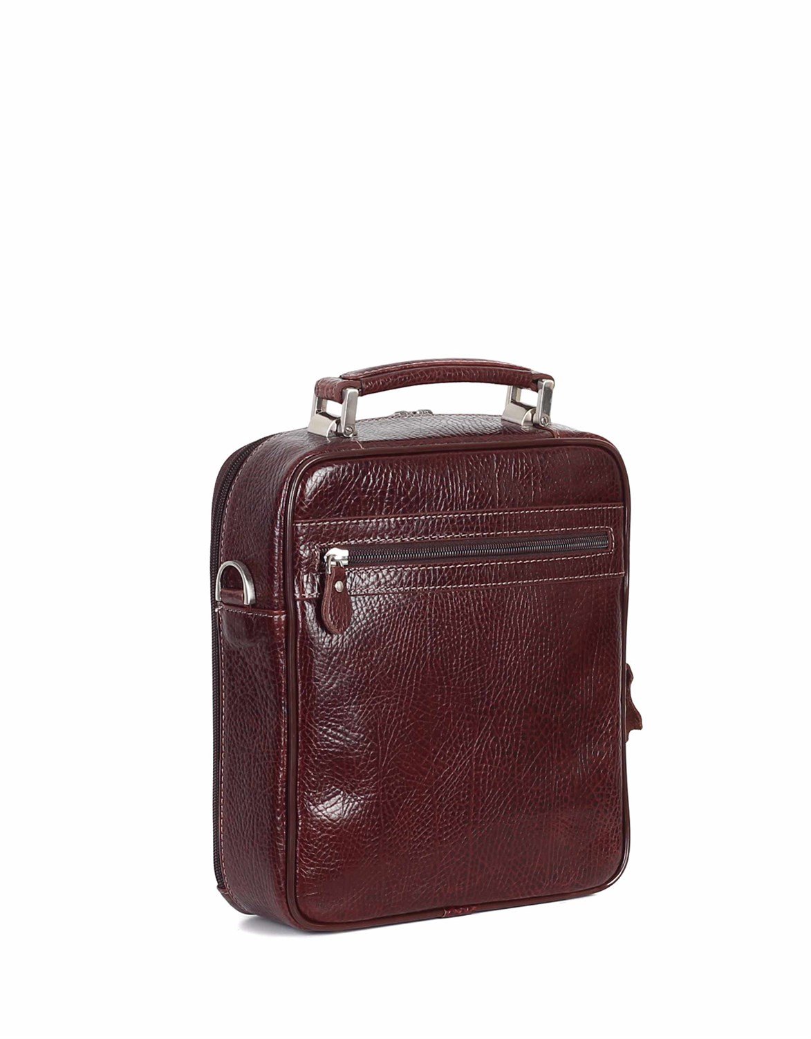 Parlak Kahve - Deri Portföy Çantası 375