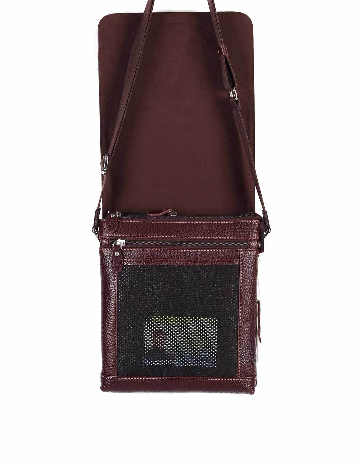Genuine Leather Shoulder Bag - 308 - 61