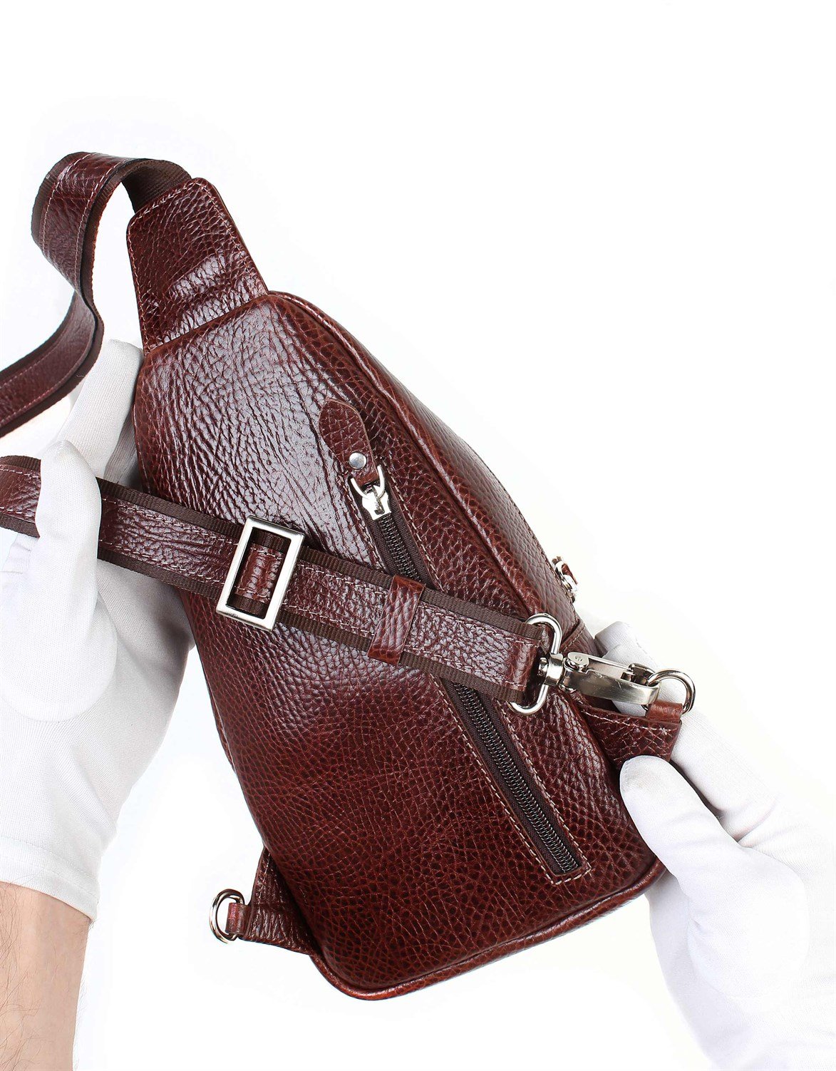 Genuine Leather Shoulder Bag - 313 - 61