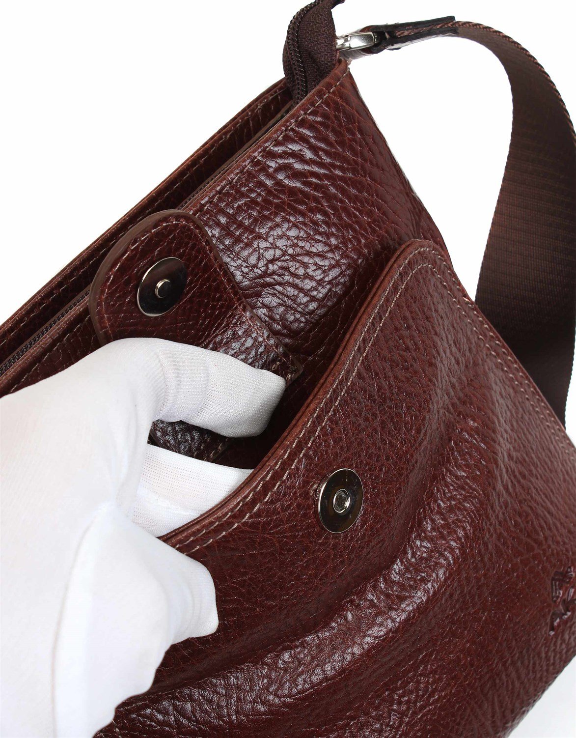 Genuine Leather Shoulder Bag - 316 - 61