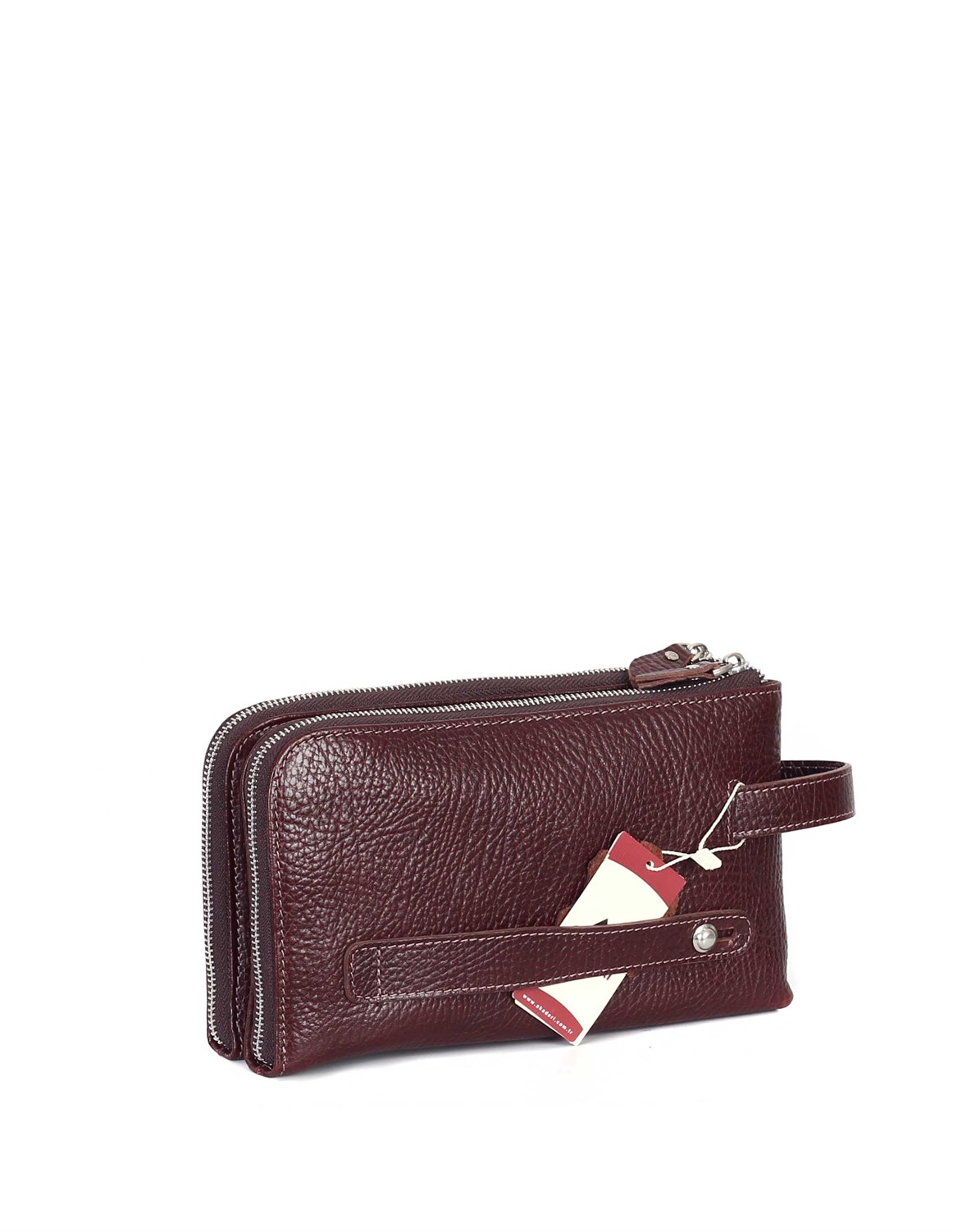 Parlak Kahve -Deri El Çantası 363