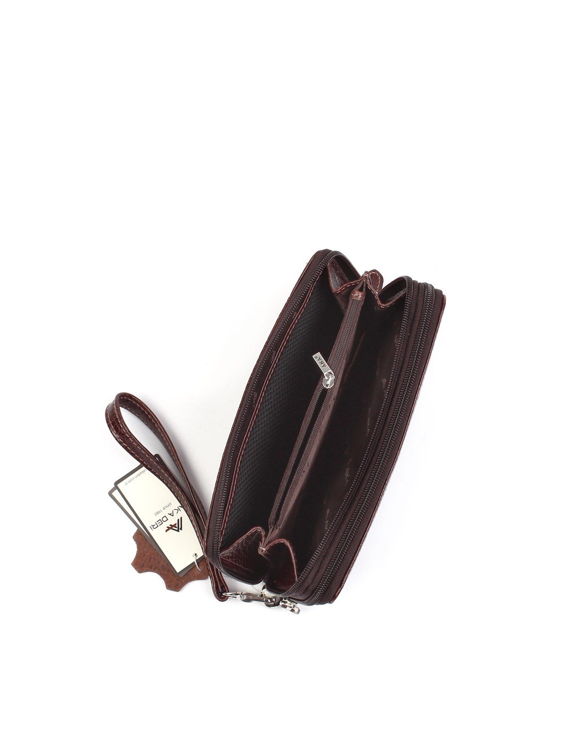 Parlak Kahve - Deri El Çantası 331