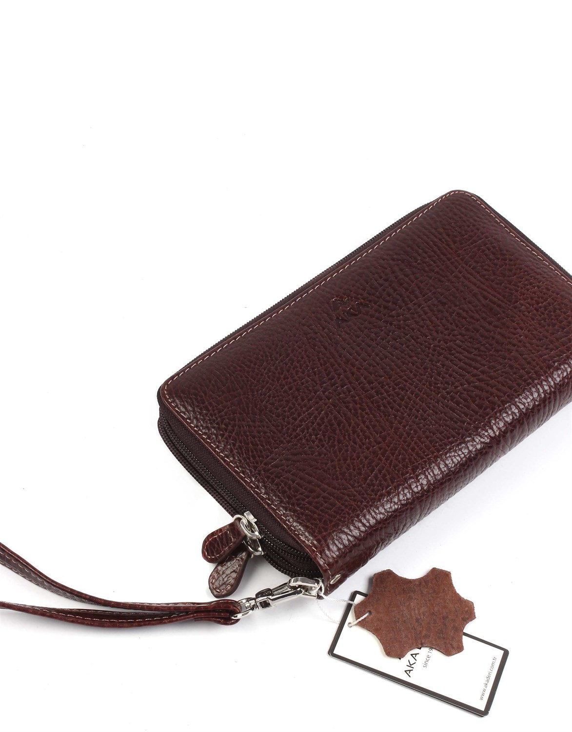 Parlak Kahve - Deri El Çantası 331