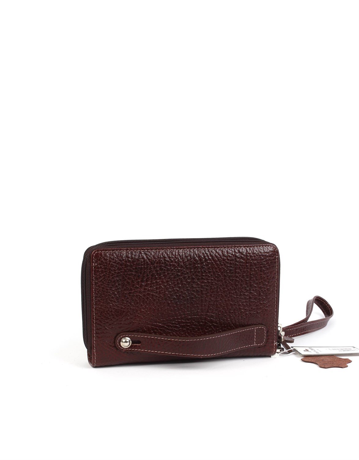 Parlak Kahve - Deri El Çantası 331