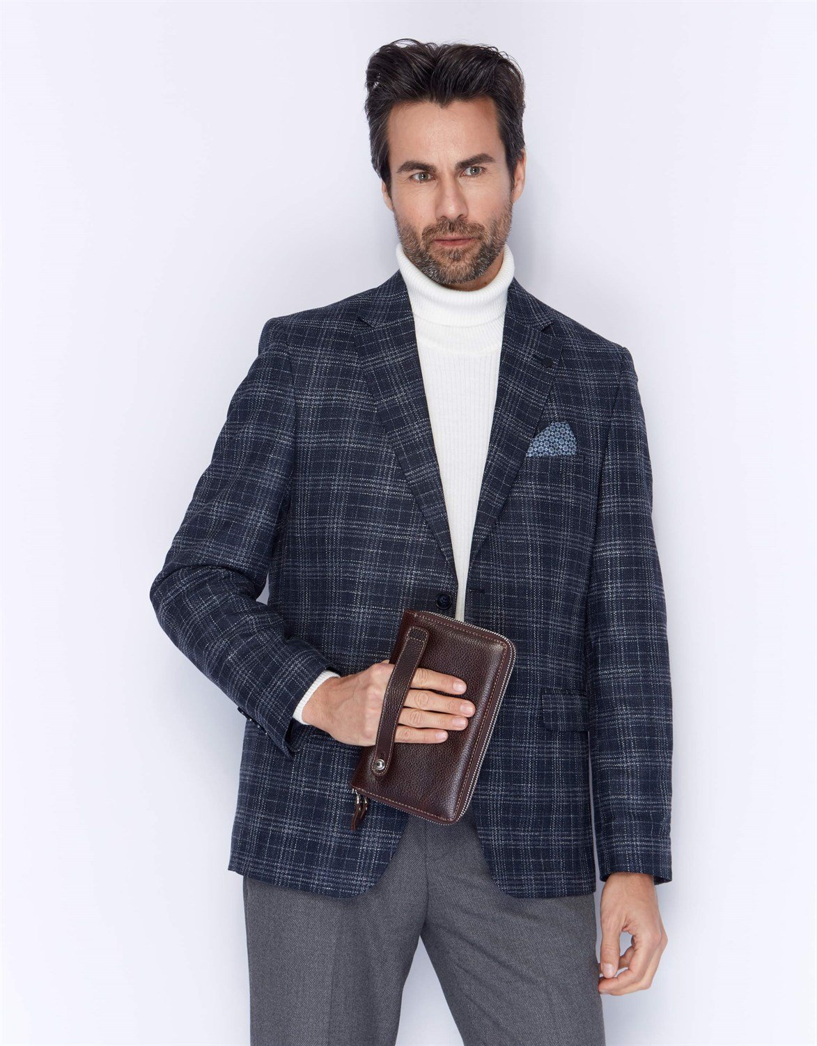 Parlak Kahve - Deri El Çantası 331