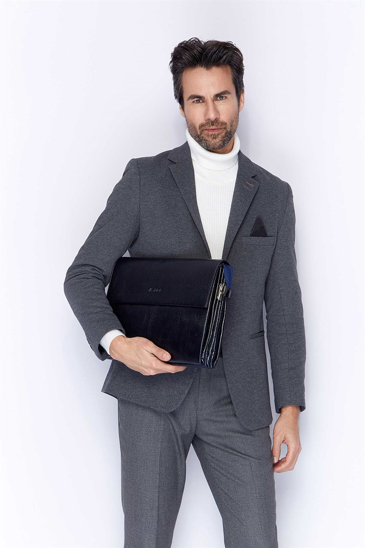 Genuine Leather Briefcase - 256 - 62