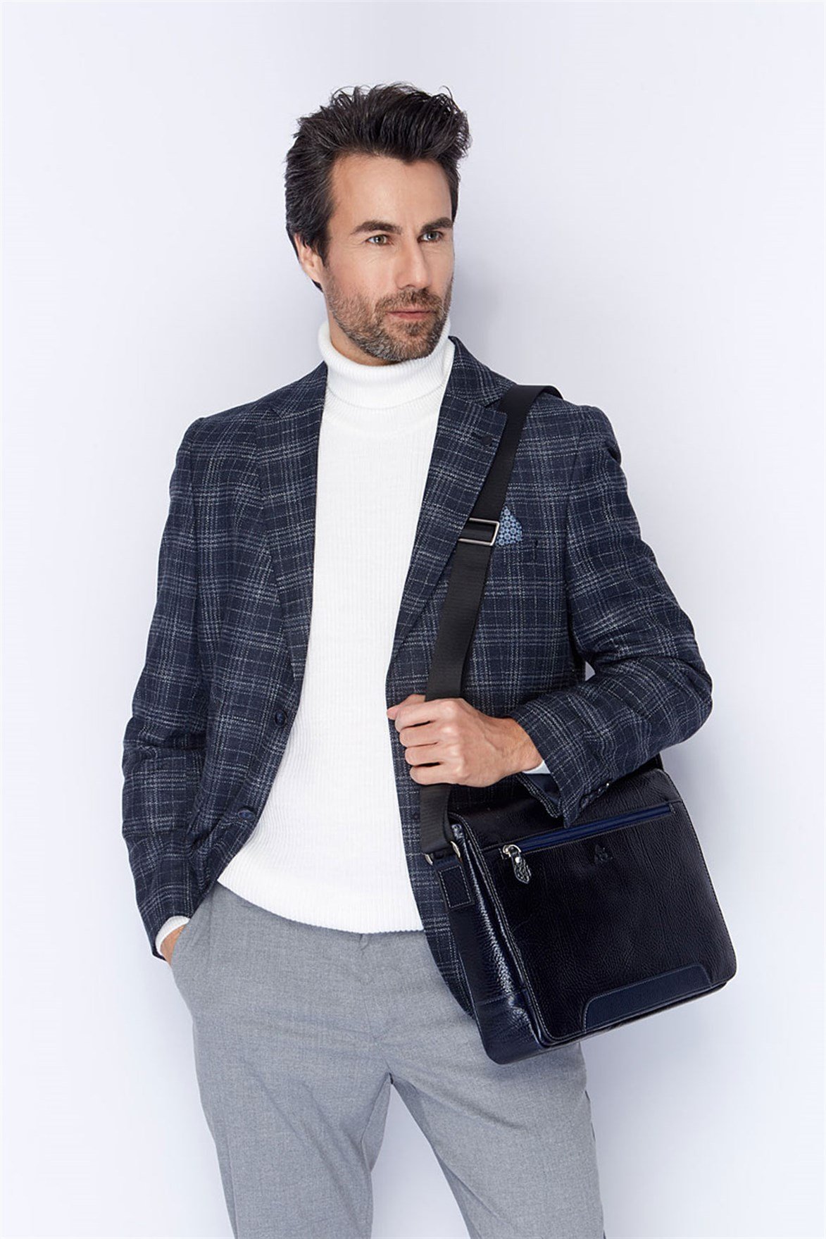 Genuine Leather Shoulder Bag - 385 - 62