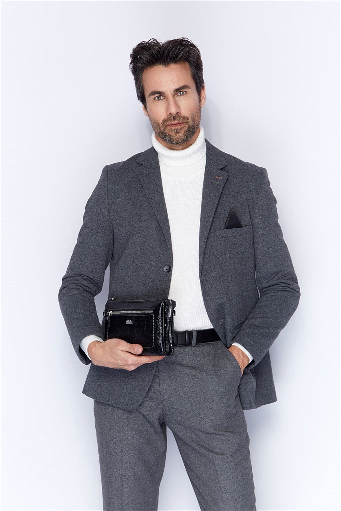 Aka Deri Erkek El Çantası 364