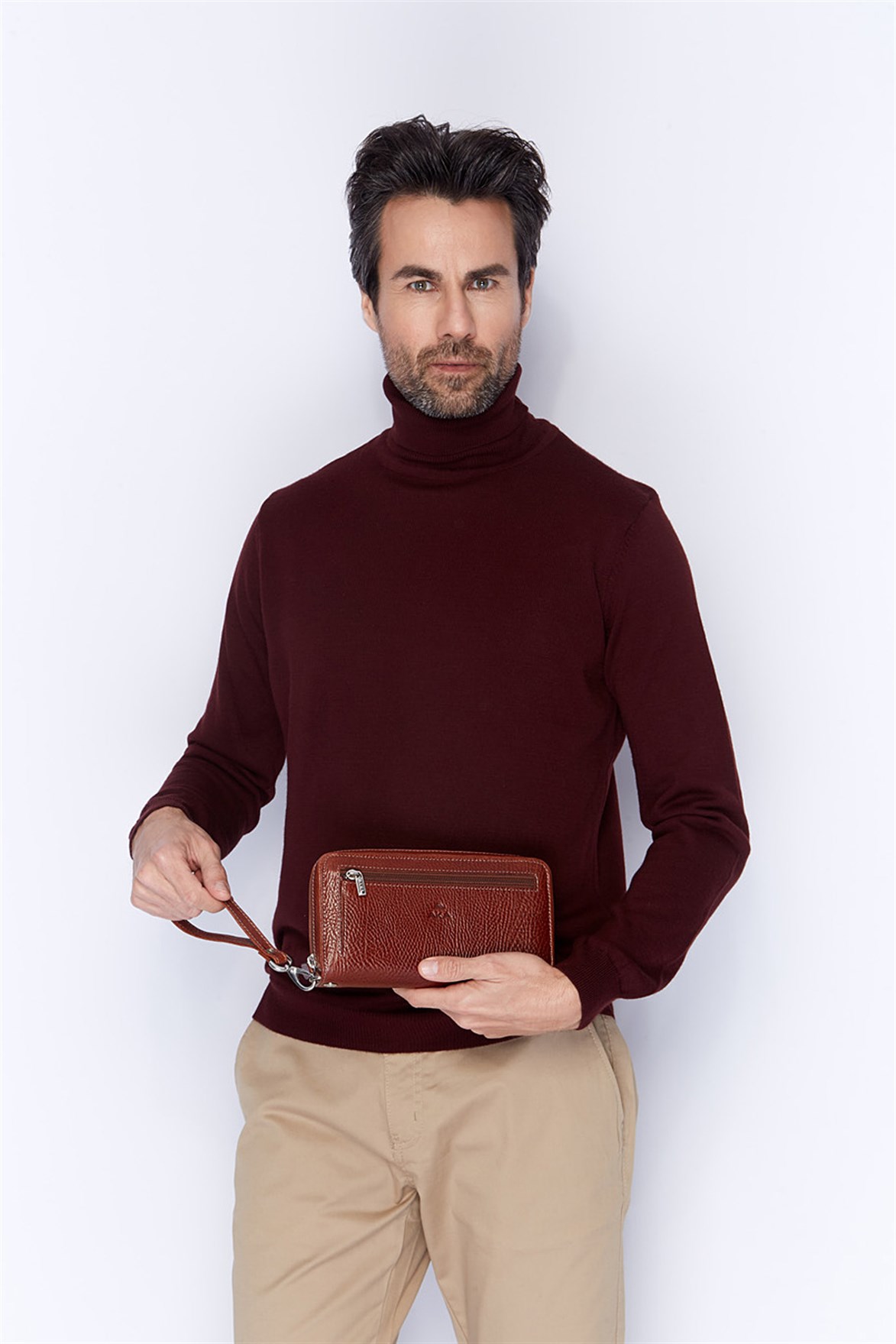 Parlak Taba - Deri El Çantası 333