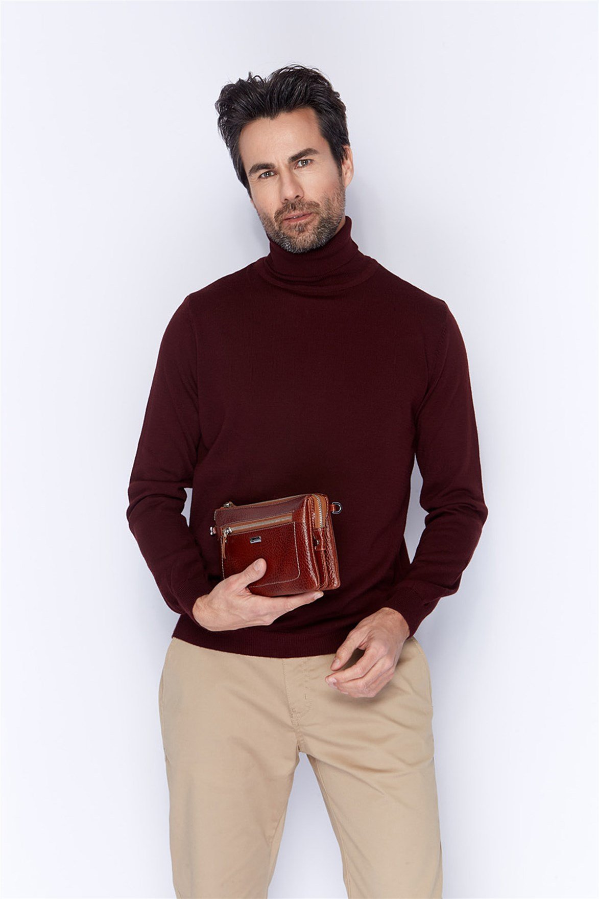 Aka Deri Erkek El Çantası 364