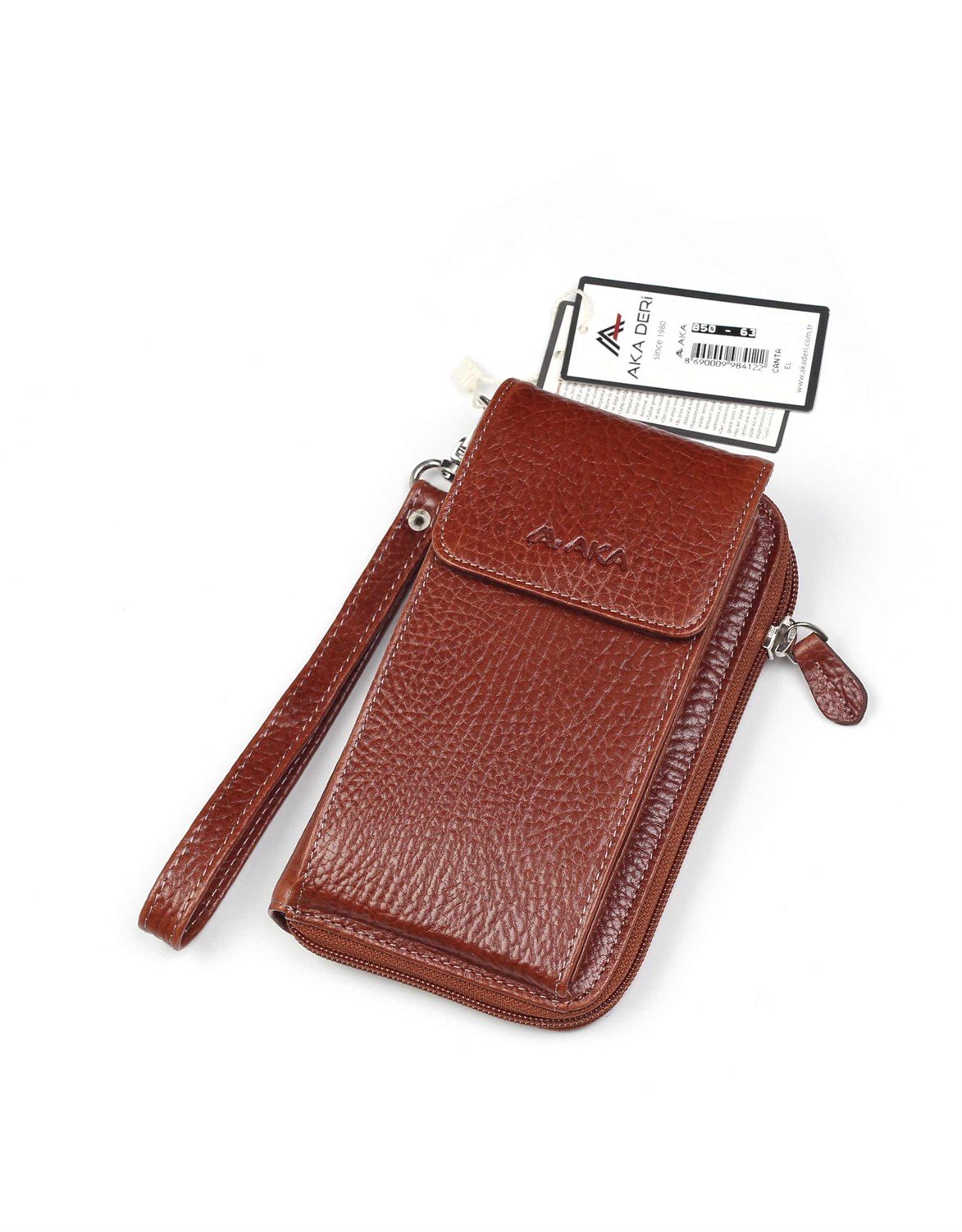 Parlak Taba - Deri El Çantası 850