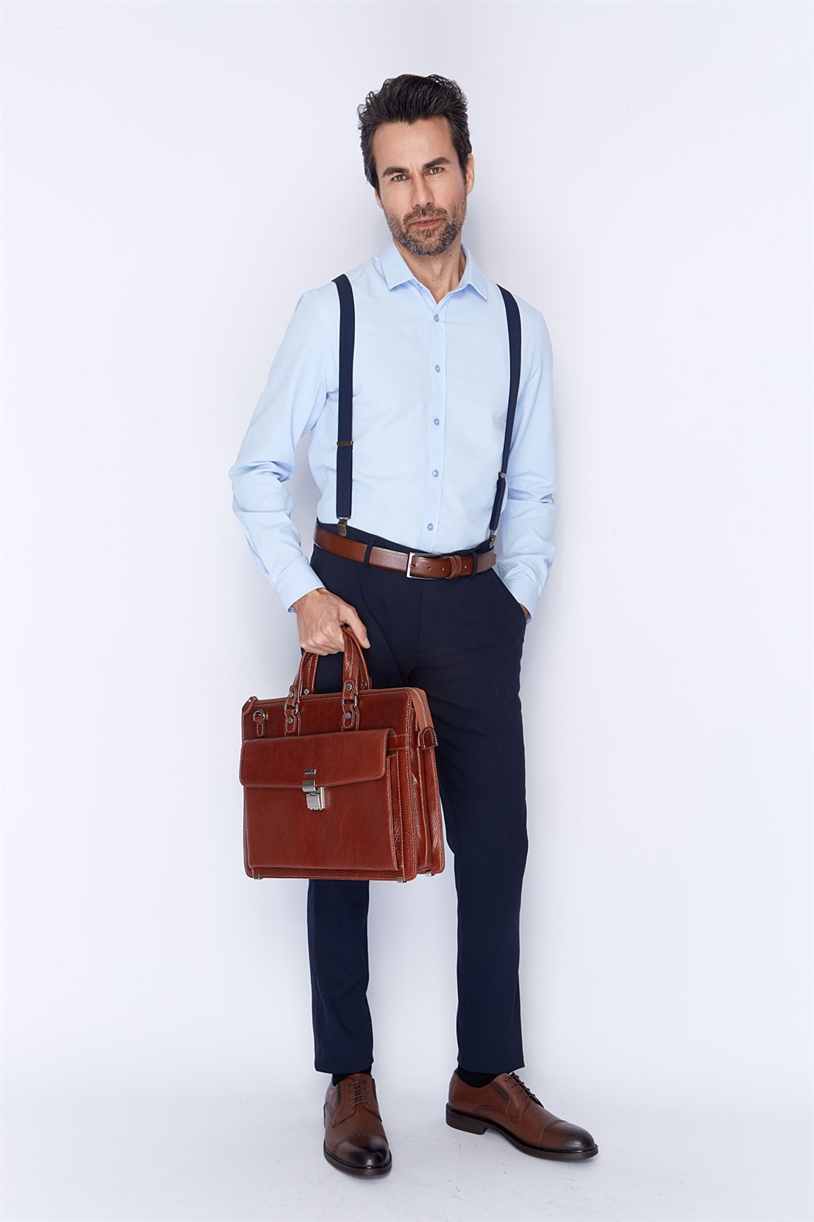 Genuine Leather Briefcase - 240 - 63