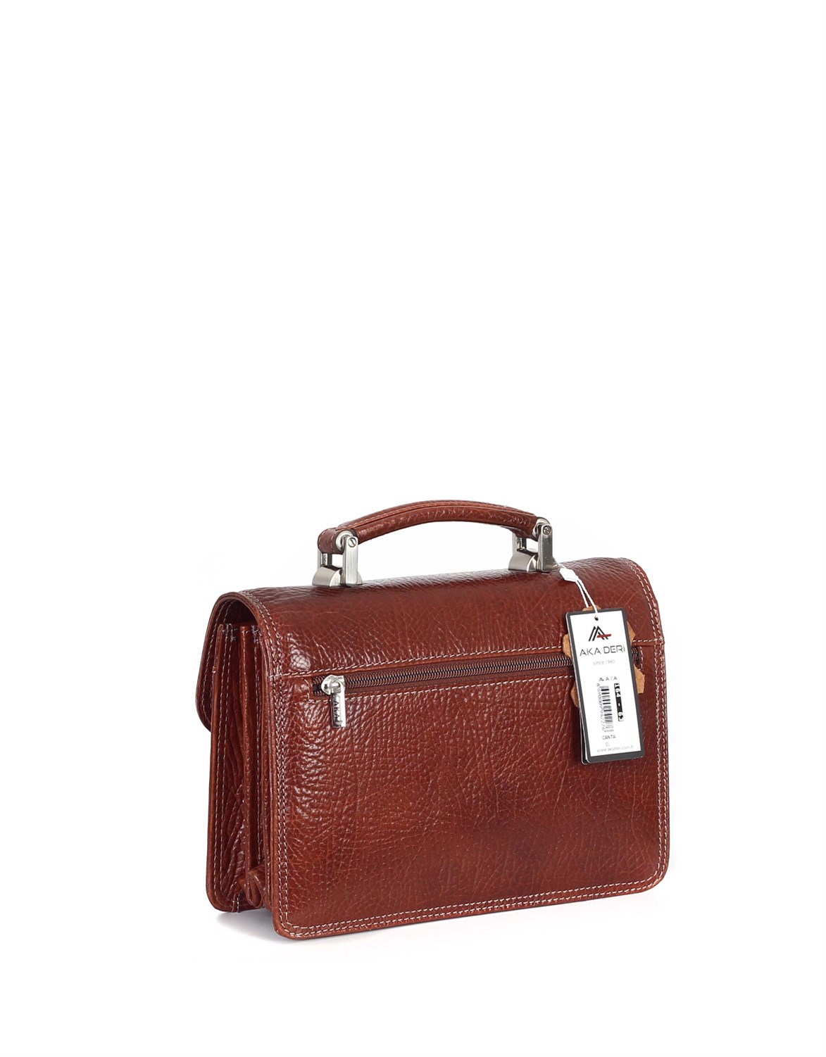 Parlak Taba - Deri Portföy Çantası 164