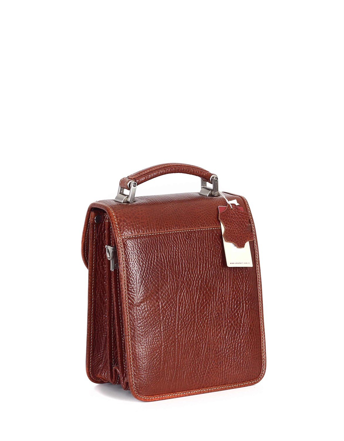 Parlak Taba - Deri Portföy Çantası 300