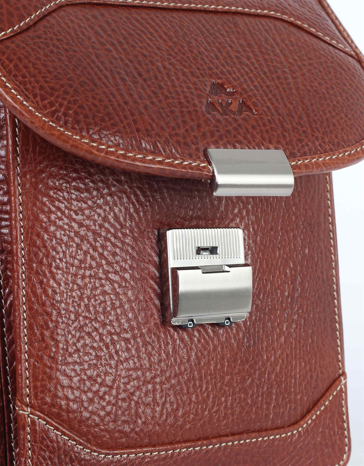 Parlak Taba - Deri Portföy Çantası 300